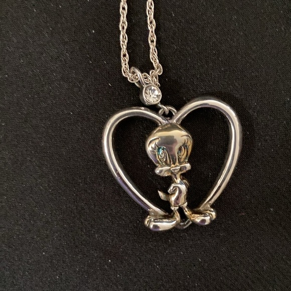 Lenox 925 Silver Tweety Bird Necklace Set - Picture 3 of 10